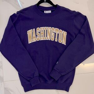 University of Washington Embroidered Sweater